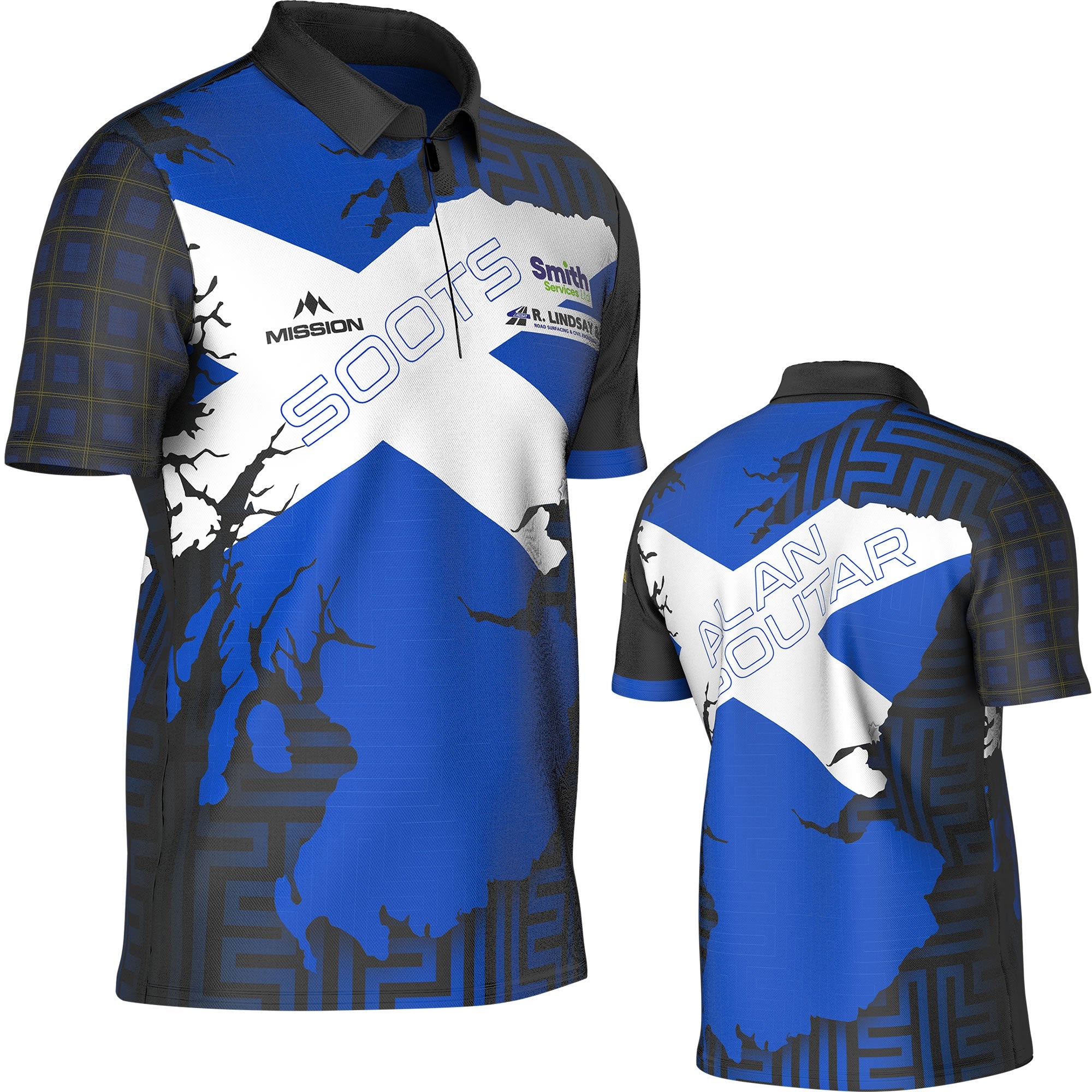 mission-darts-alan-soutar-soots-tartan-chemise-de-fl-chettes-joueur image 4