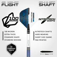 red-dragon-darts-luke-humphries-tx3-cool-blue-s-e-fl-chettes-steel-tip image 3