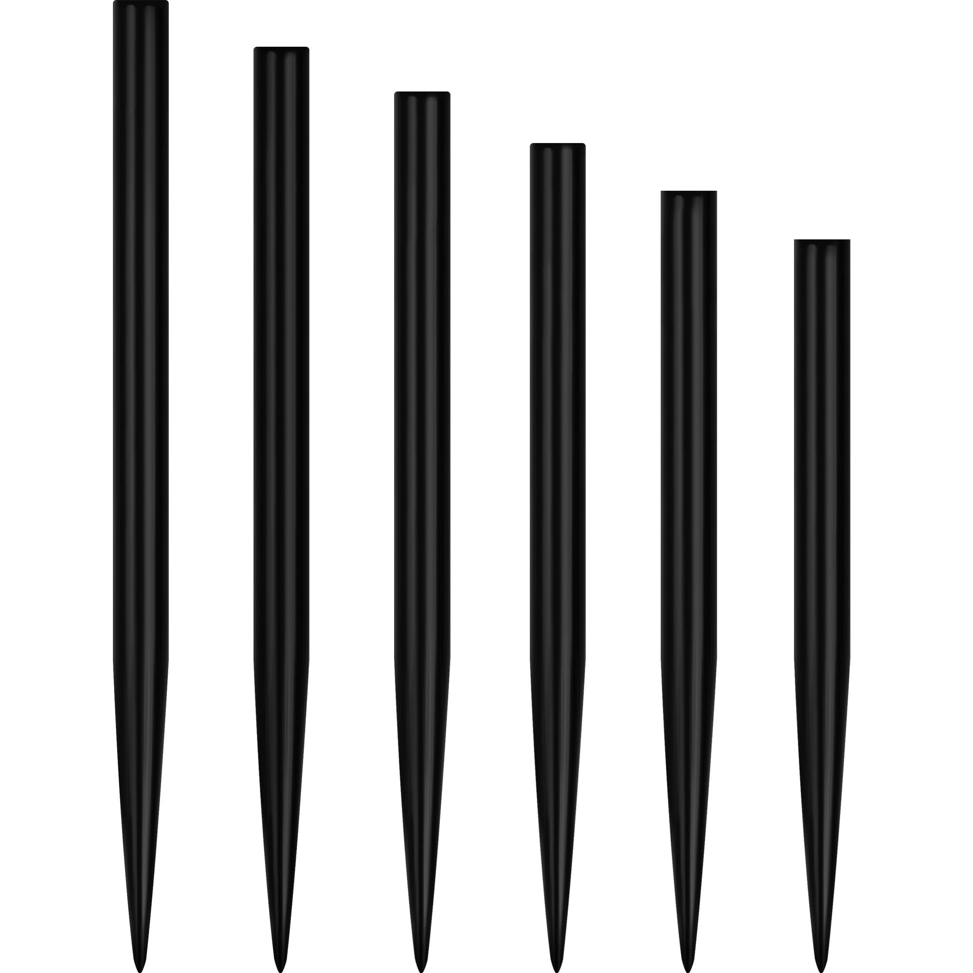 mission-darts-glide-pointes-de-fl-chettes-lisses-noires-30-40-mm image 1