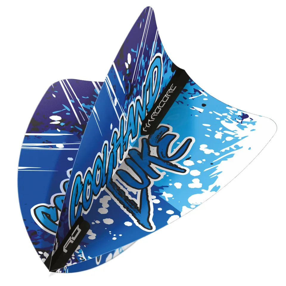 red-dragon-darts-luke-humphries-world-champion-ailettes-blue-white-freestyle image 1