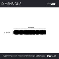red-dragon-darts-gerwyn-price-midnight-edition-fl-chettes-23g-25g image 7