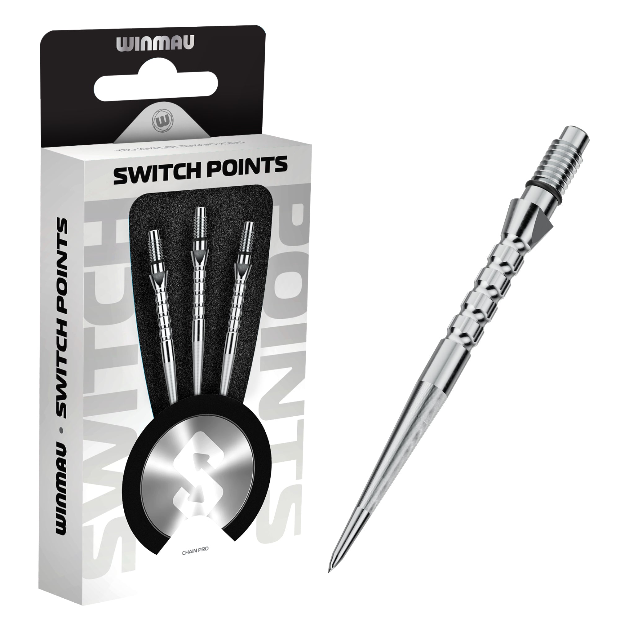 winmau-switch-points-chain-silver-effect-pointes-interchangeables image 3
