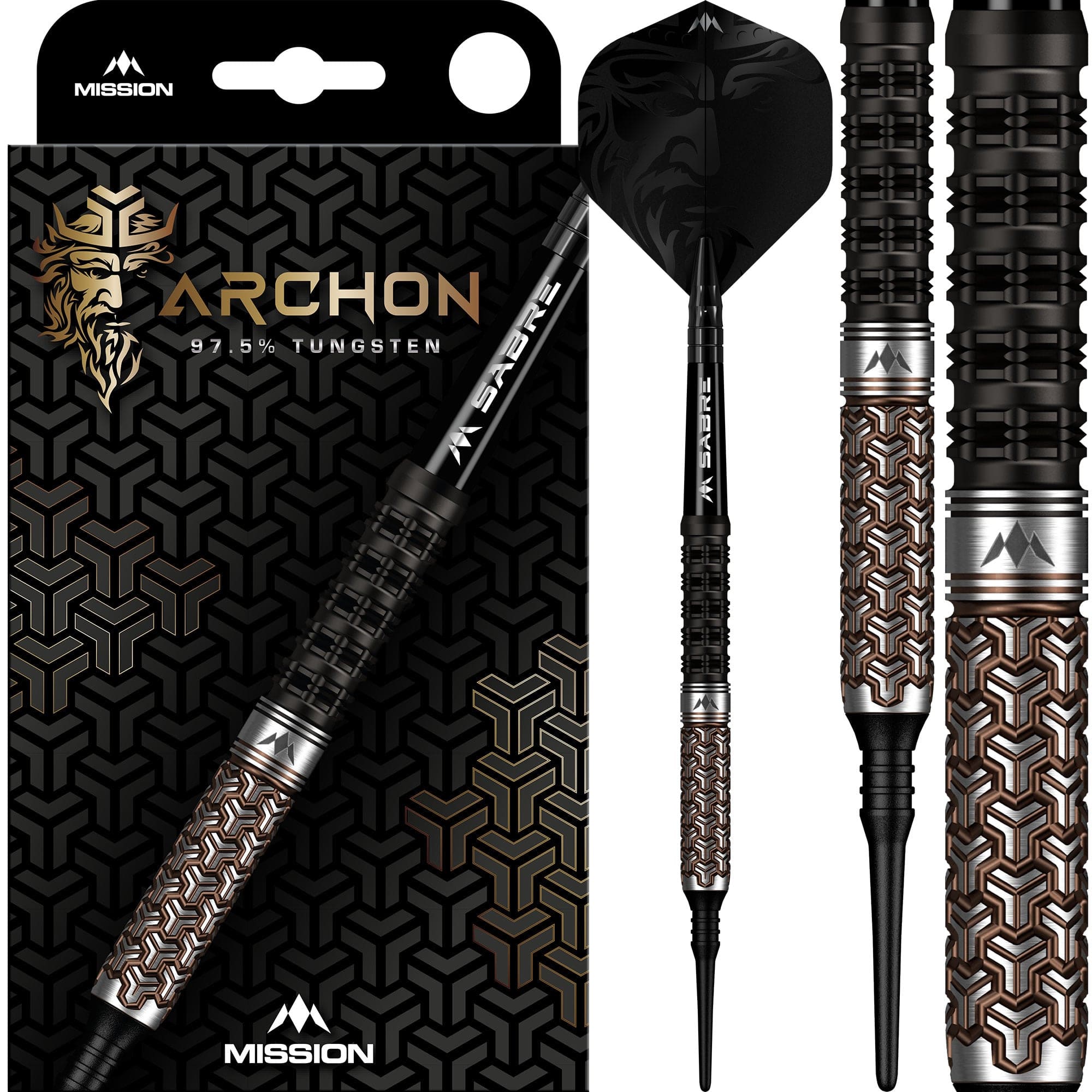 mission-darts-archon-fl-chettes-soft-tip-97-5-tungst-ne-noir-et-bronze-18-g image 7
