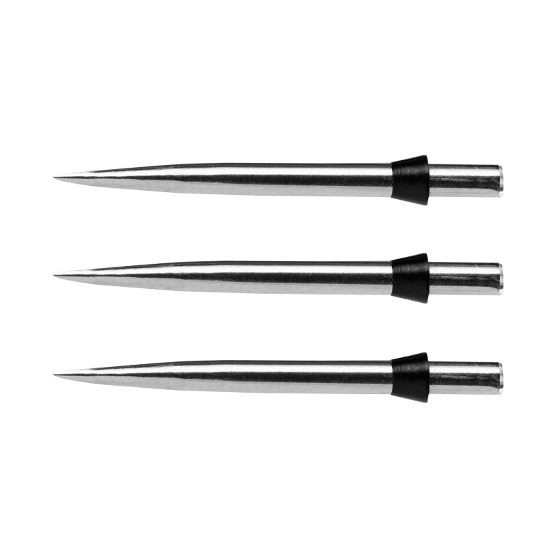red-dragon-darts-specialist-pointes-silver-effect-32-mm-avec-trident-noir image 1