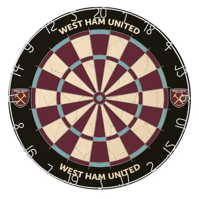 red-dragon-darts-west-ham-united-football-club-cible-de-fl-chettes-officielle image 1