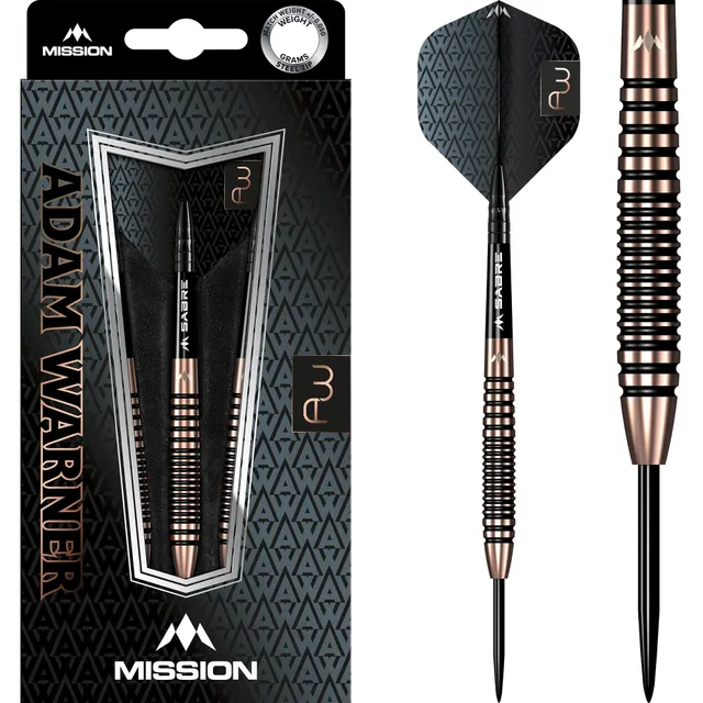 mission-adam-warner-fl-chettes-steel-tip-90-tungst-ne-bronze-titanium image 1