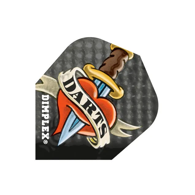 harrows-dimplex-dagger-and-heart-ailettes-set-de-3 image 1