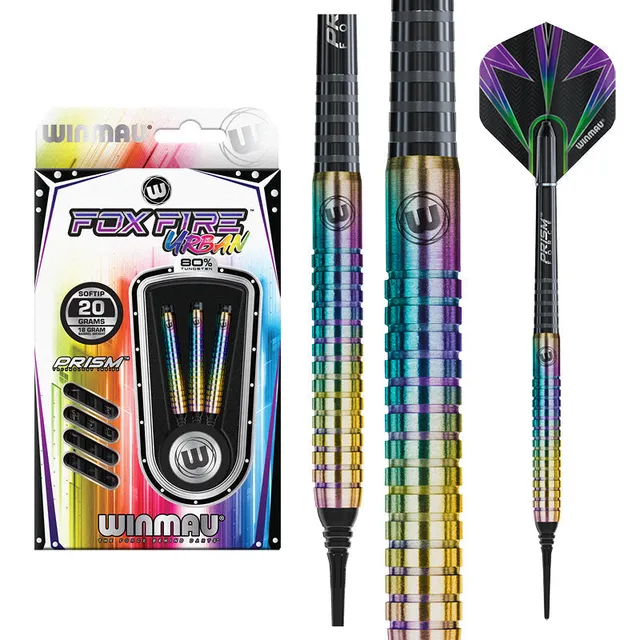 winmau-foxfire-urban-soft-tip-fl-chettes-pointe-souple-parall-les image 1