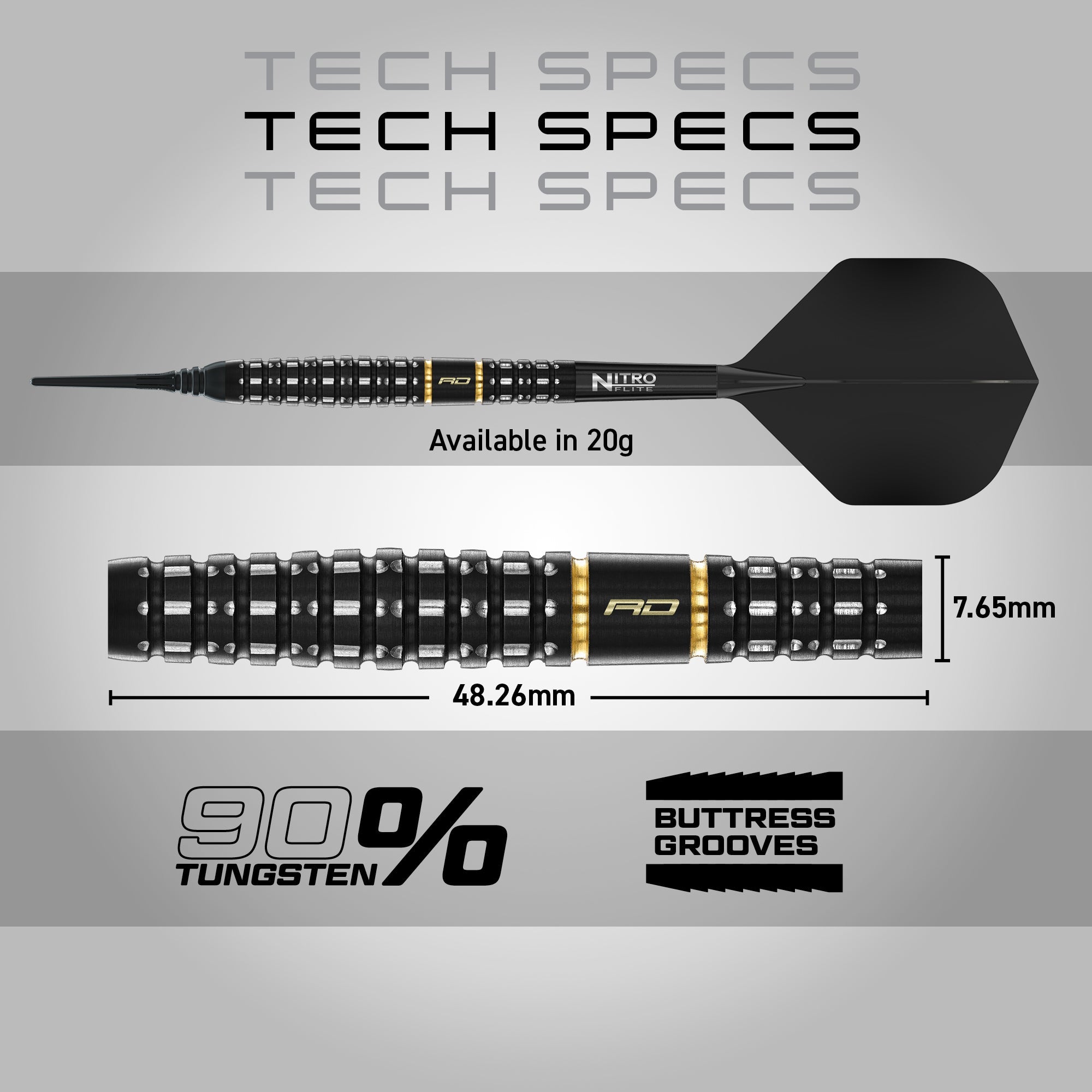 red-dragon-darts-ascend-soft-tip-torpedo-fl-chettes-pointe-souple image 5