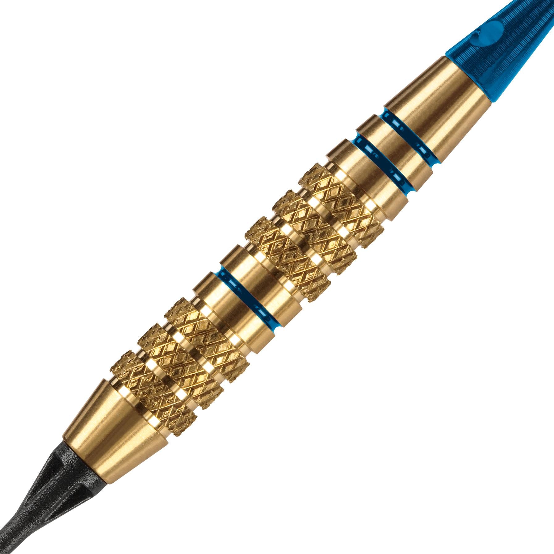 harrows-corsair-blue-fl-chettes-pointe-souple-laiton image 2