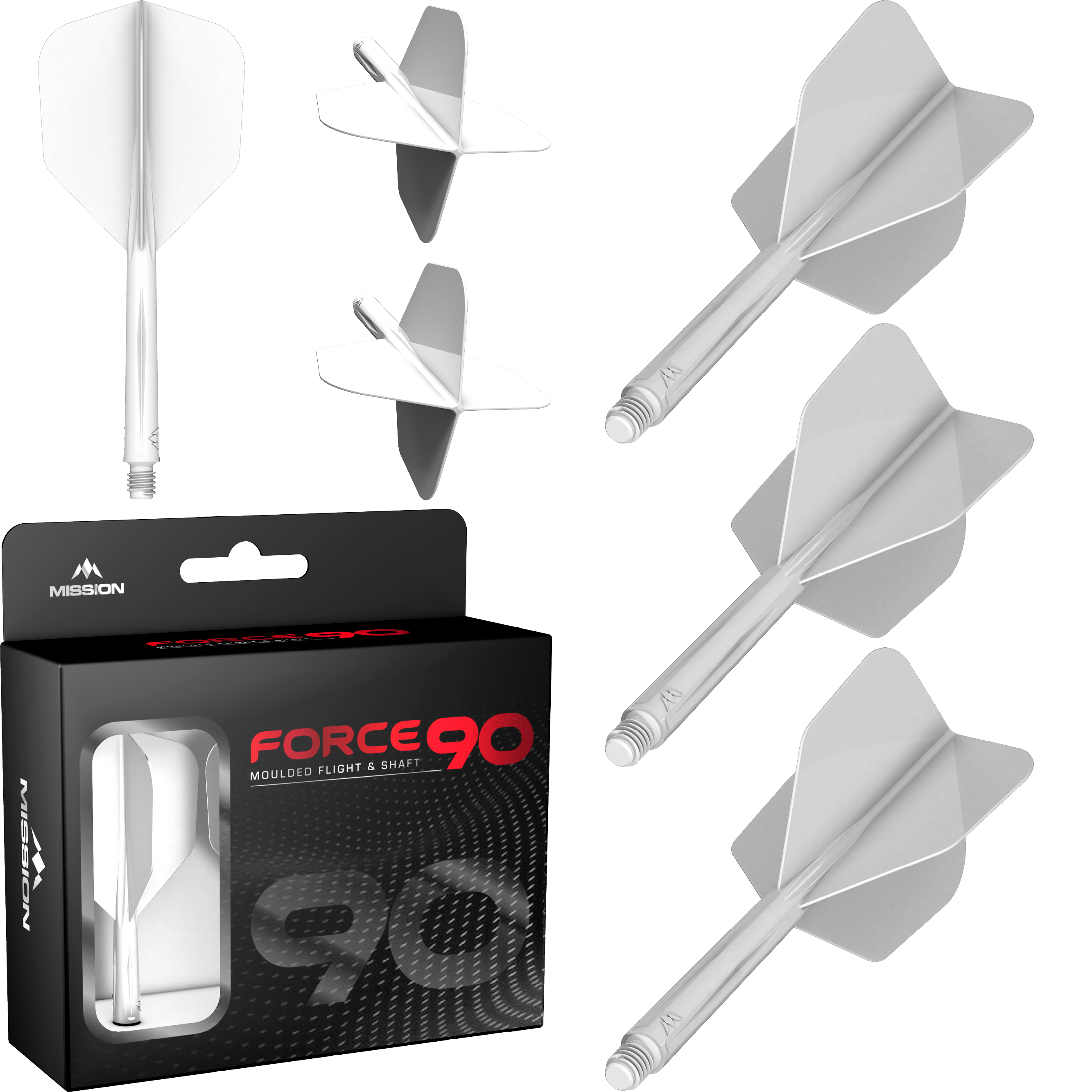 mission-darts-force-90-syst-me-vol-et-tige-moul-blanc-standard-no6-medium image 3