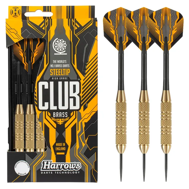 harrows-club-brass-28g-fl-chettes-pointe-acier image 1
