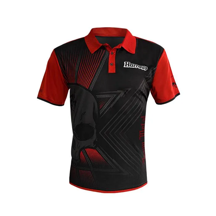 harrows-heavy-metal-ryan-searle-chemise-de-joueur-de-fl-chettes image 1