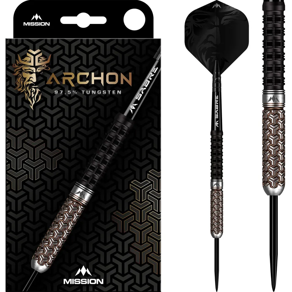 mission-darts-archon-fl-chettes-steel-tip-97-5-tungst-ne-black-bronze-pvd image 1