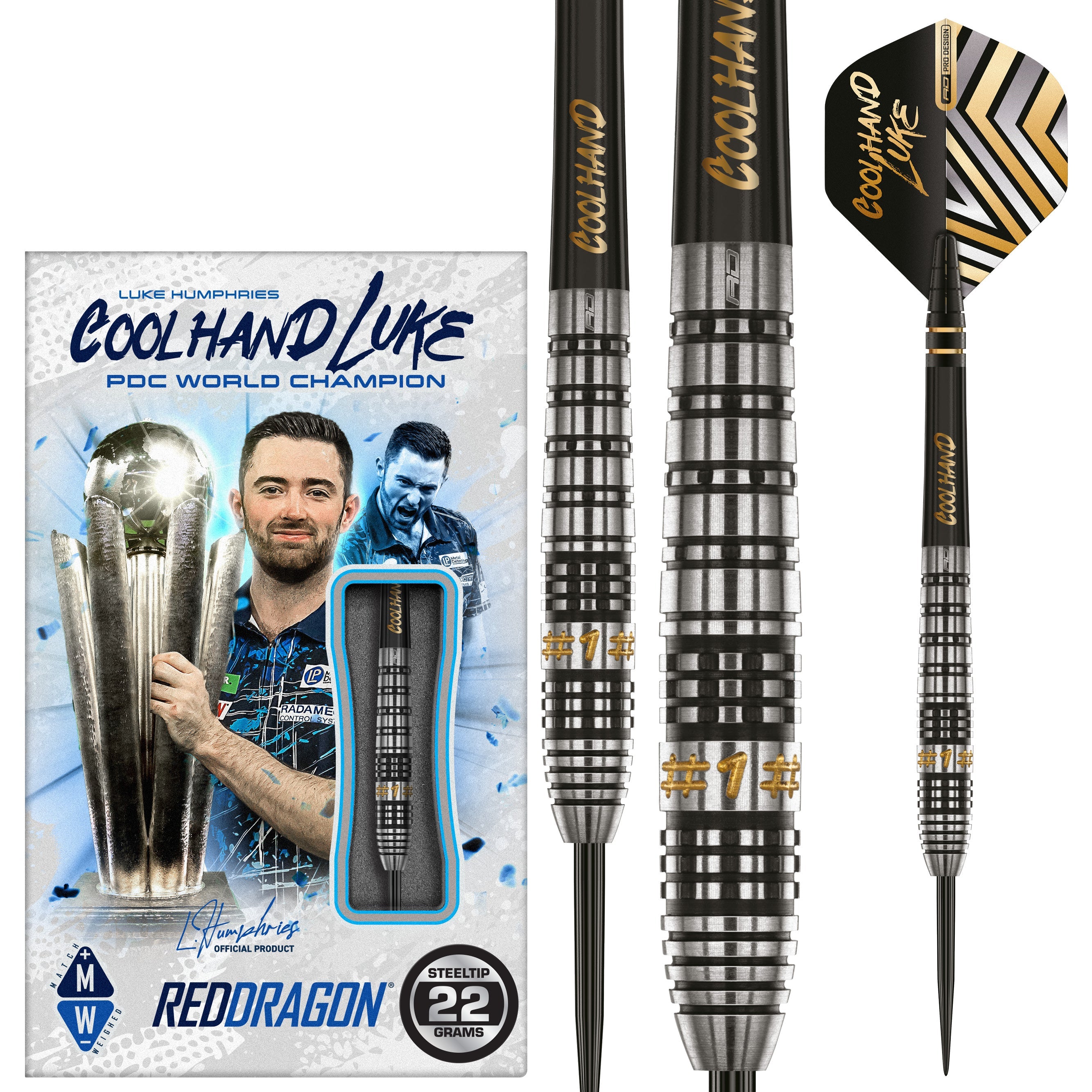 red-dragon-darts-luke-humphries-prestige-signed-fl-chettes-acier-90-tungst-ne image 3
