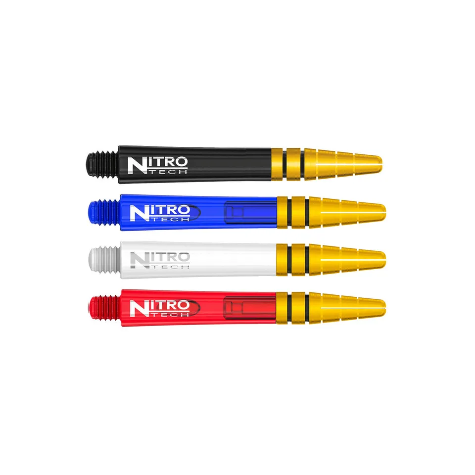 red-dragon-darts-nitrotech-gold-shafts-39mm-tiges-polycarbonate-dor-es-pvd-x6 image 1