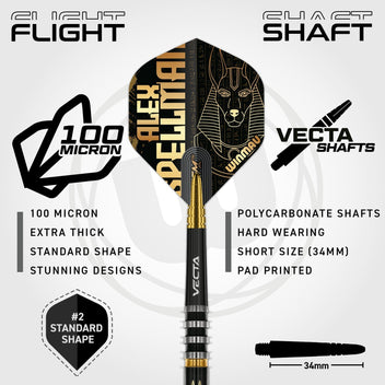 winmau-alex-spellman-soft-tip-fl-chettes-pointe-souple-90-tungst-ne image 3