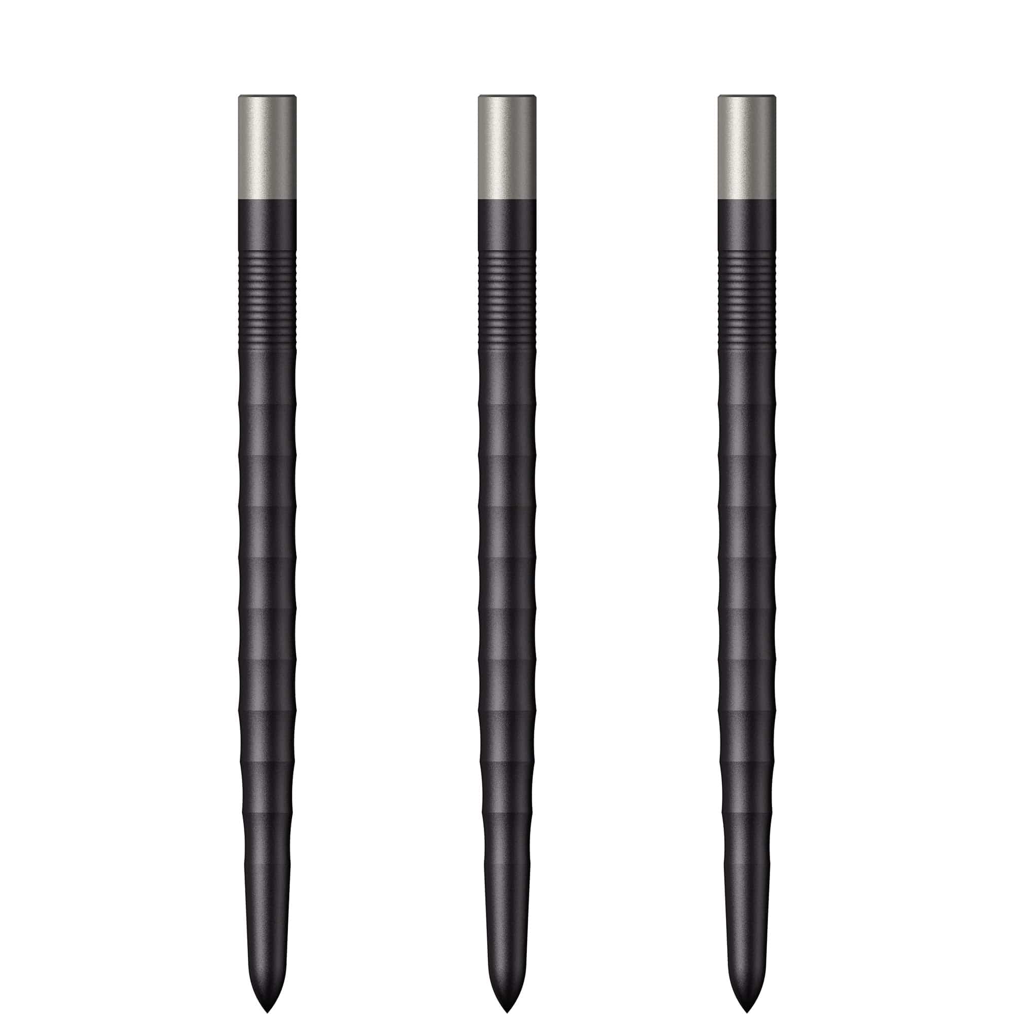 mission-darts-ripple-pointes-steel-tip-de-remplacement-noires image 3