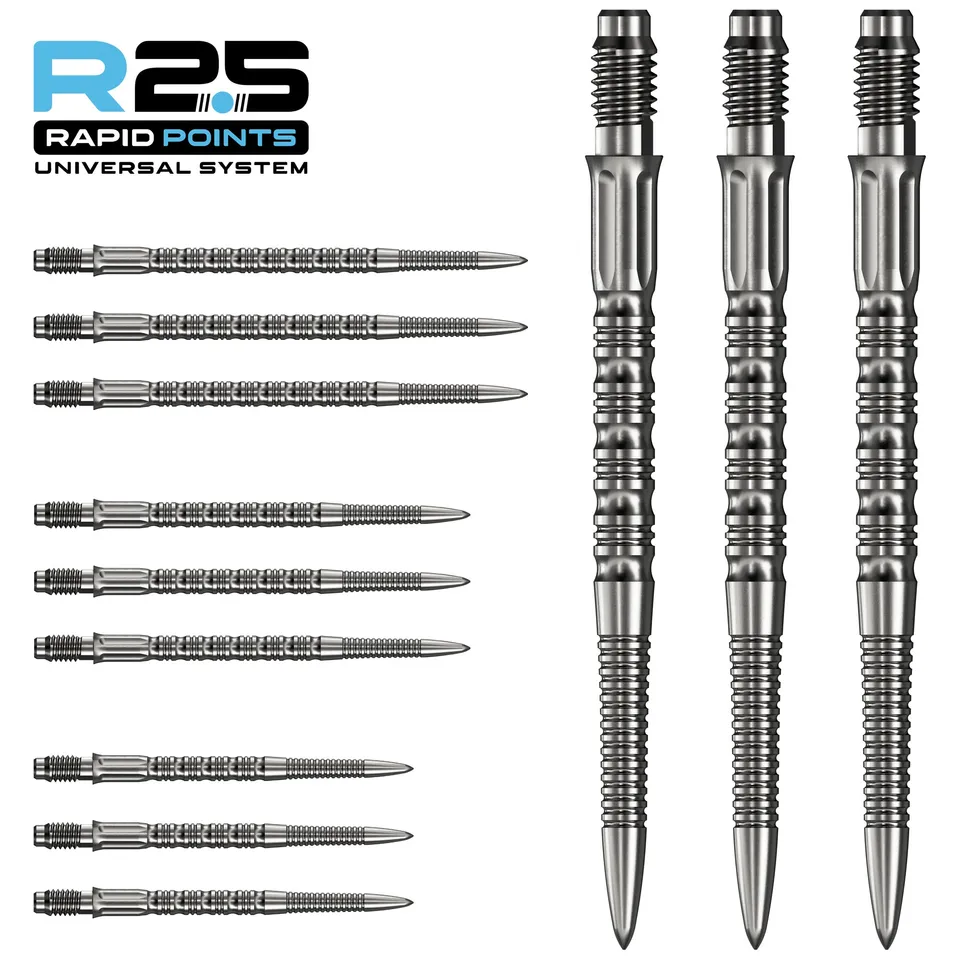 mission-darts-r2-5-rapid-pointes-steel-tip-gv2-silver-30-35-40mm image 1