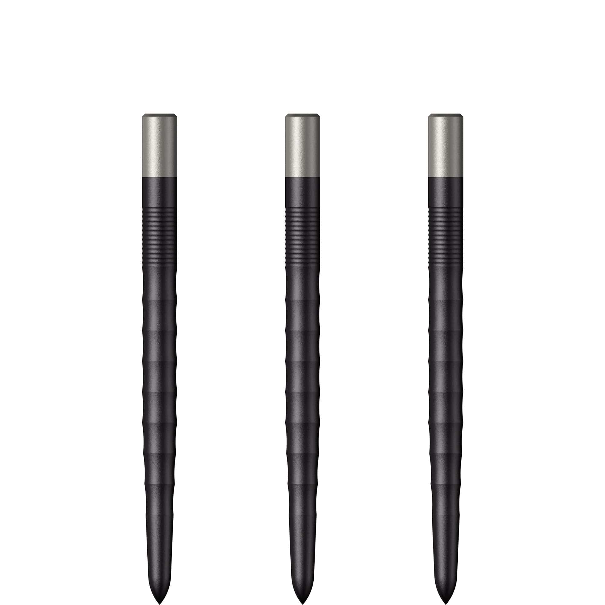 mission-darts-ripple-pointes-steel-tip-de-remplacement-noires image 4