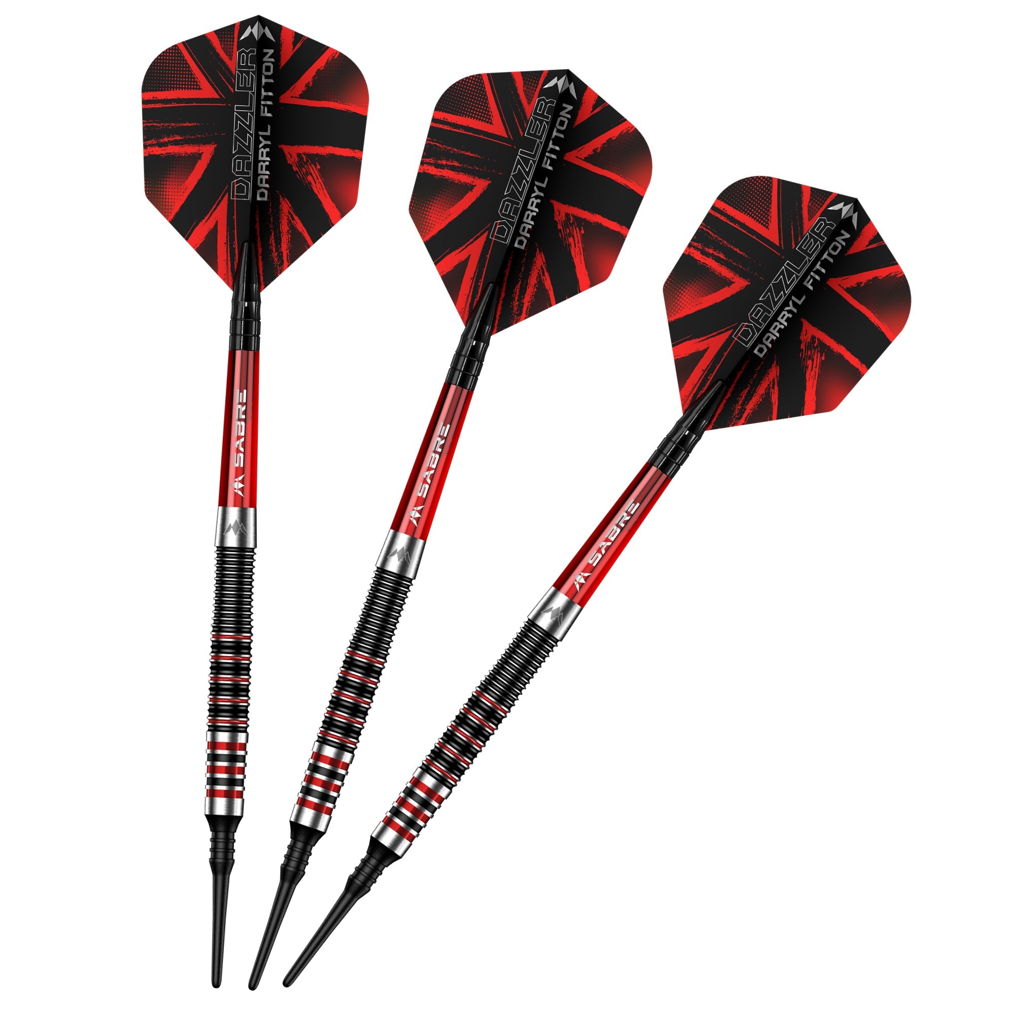 mission-darryl-fitton-the-dazzler-fl-chettes-soft-tip-18g-noir-et-rouge-lectro image 3