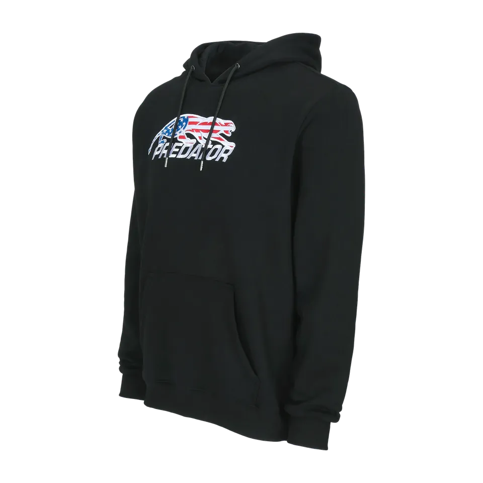 predator-usa-sweat-capuche-noir-logo-drapeau-am-ricain image 1