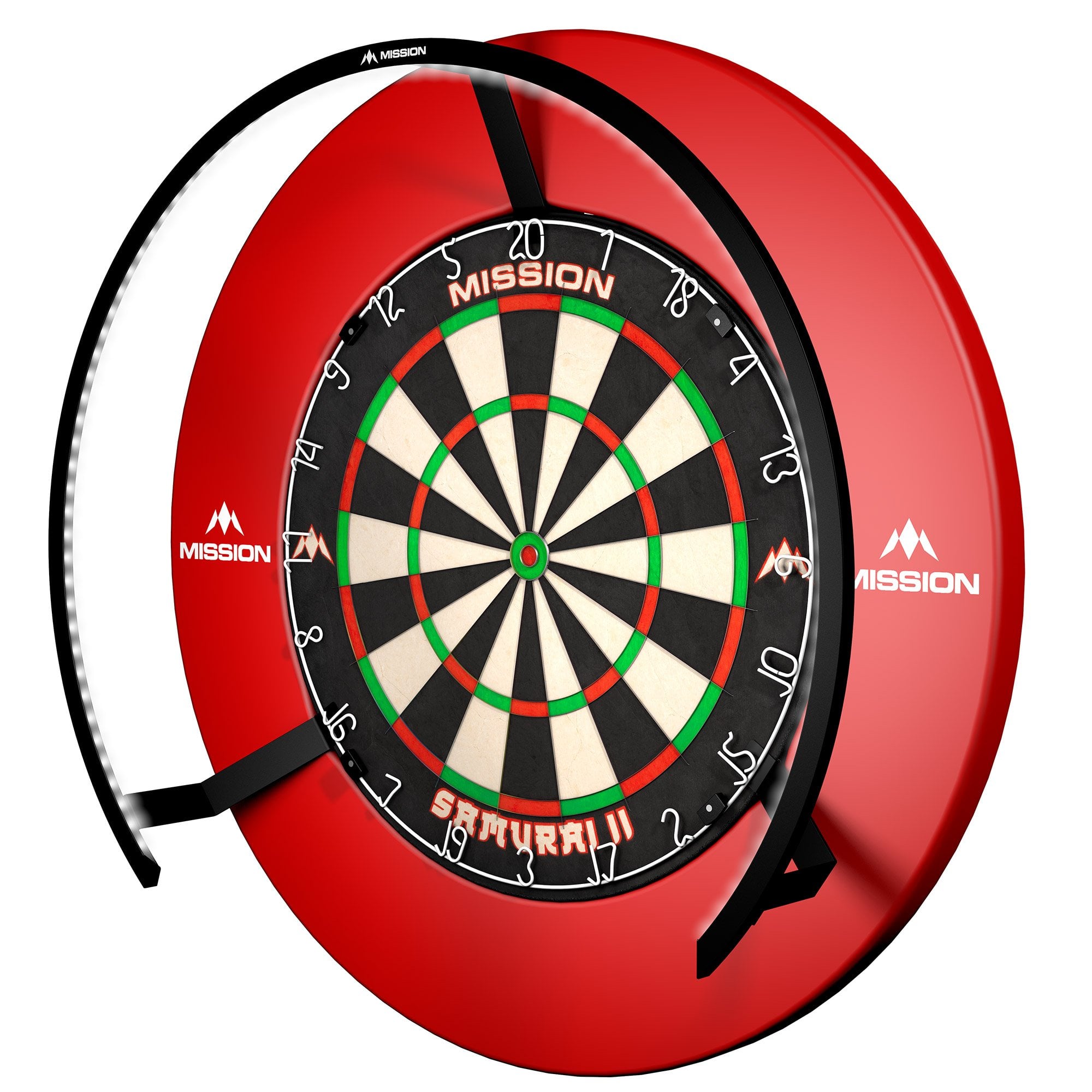 mission-darts-torus-270-clairage-cible-fl-chettes-blanc-vif image 1