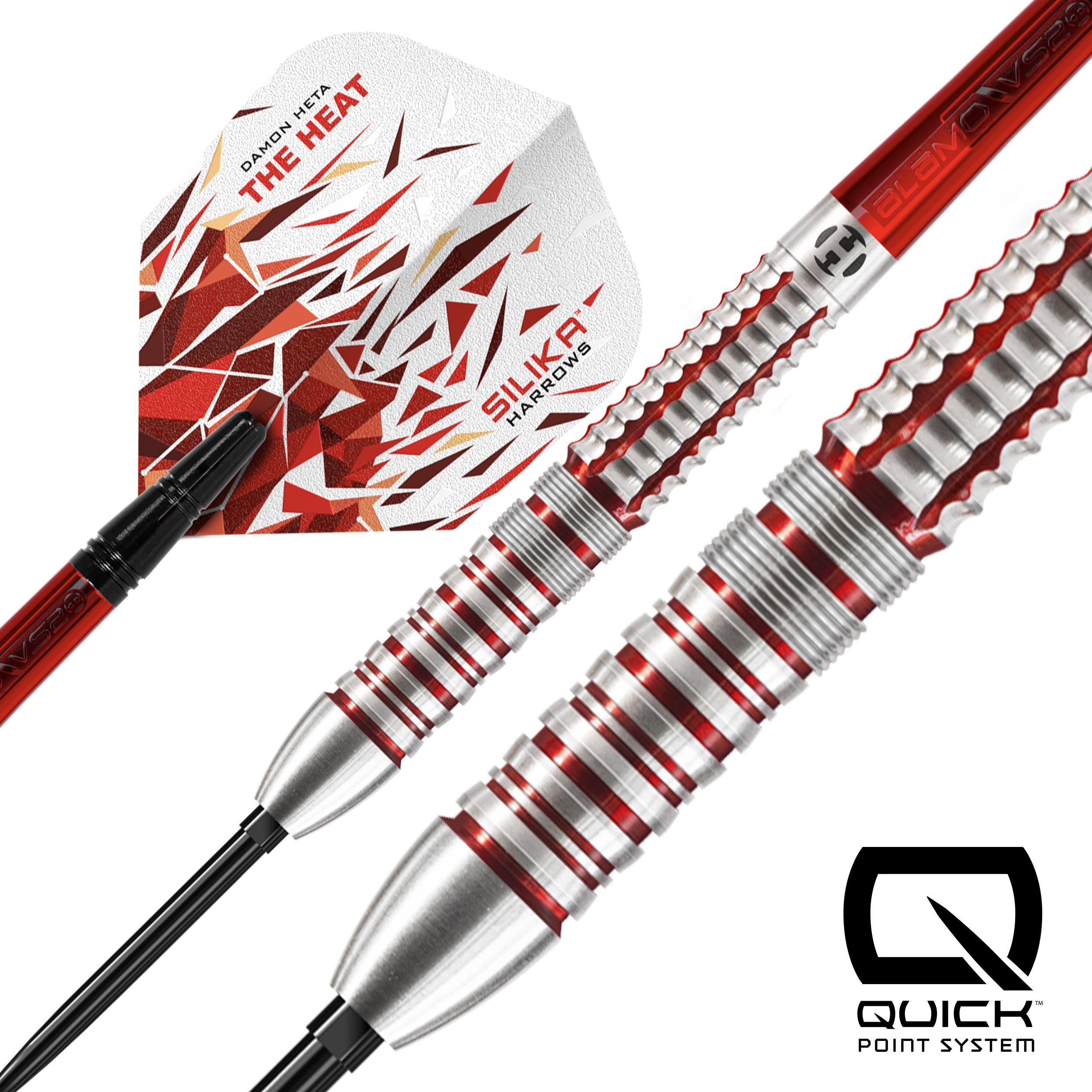 harrows-damon-heta-90-series-2-quick-point-fl-chettes-acier image 2