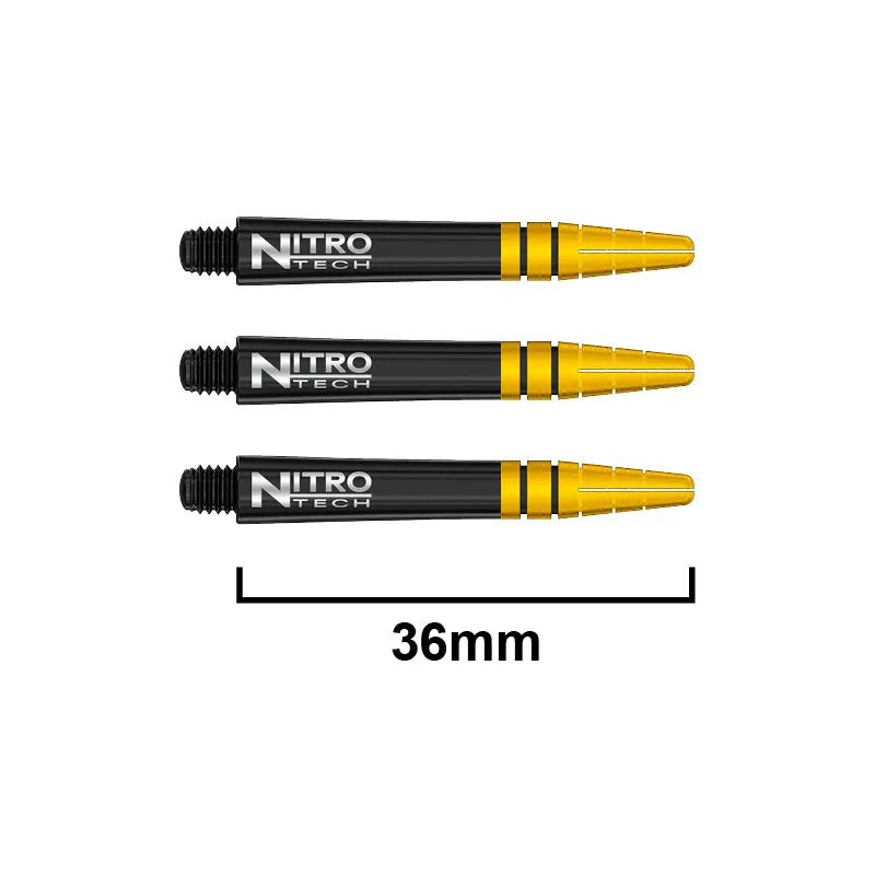 red-dragon-darts-nitrotech-ionic-tiges-polycarbonate-noir-et-or image 1