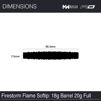 winmau-firestorm-flame-2-fl-chettes-pointe-souple image 7