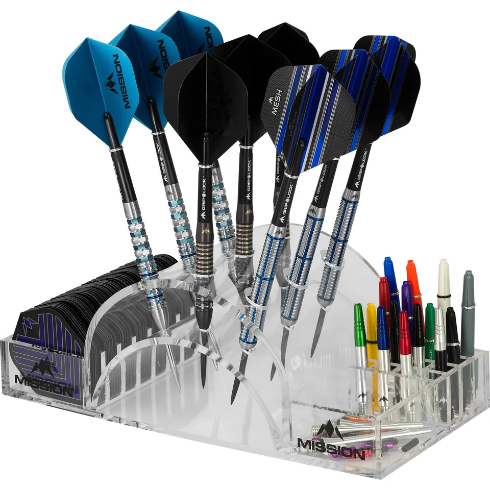 mission-darts-station-9-station-d-accueil-compl-te-pour-9-fl-chettes-et-accessoi image 1