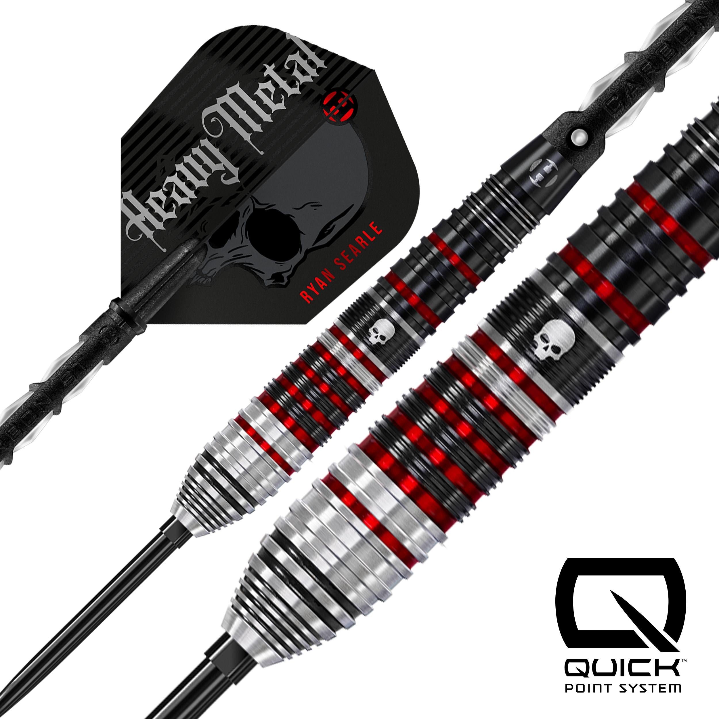 harrows-ryan-searle-series-2-fl-chettes-pointe-acier-90-tungst-ne-quick-point image 2