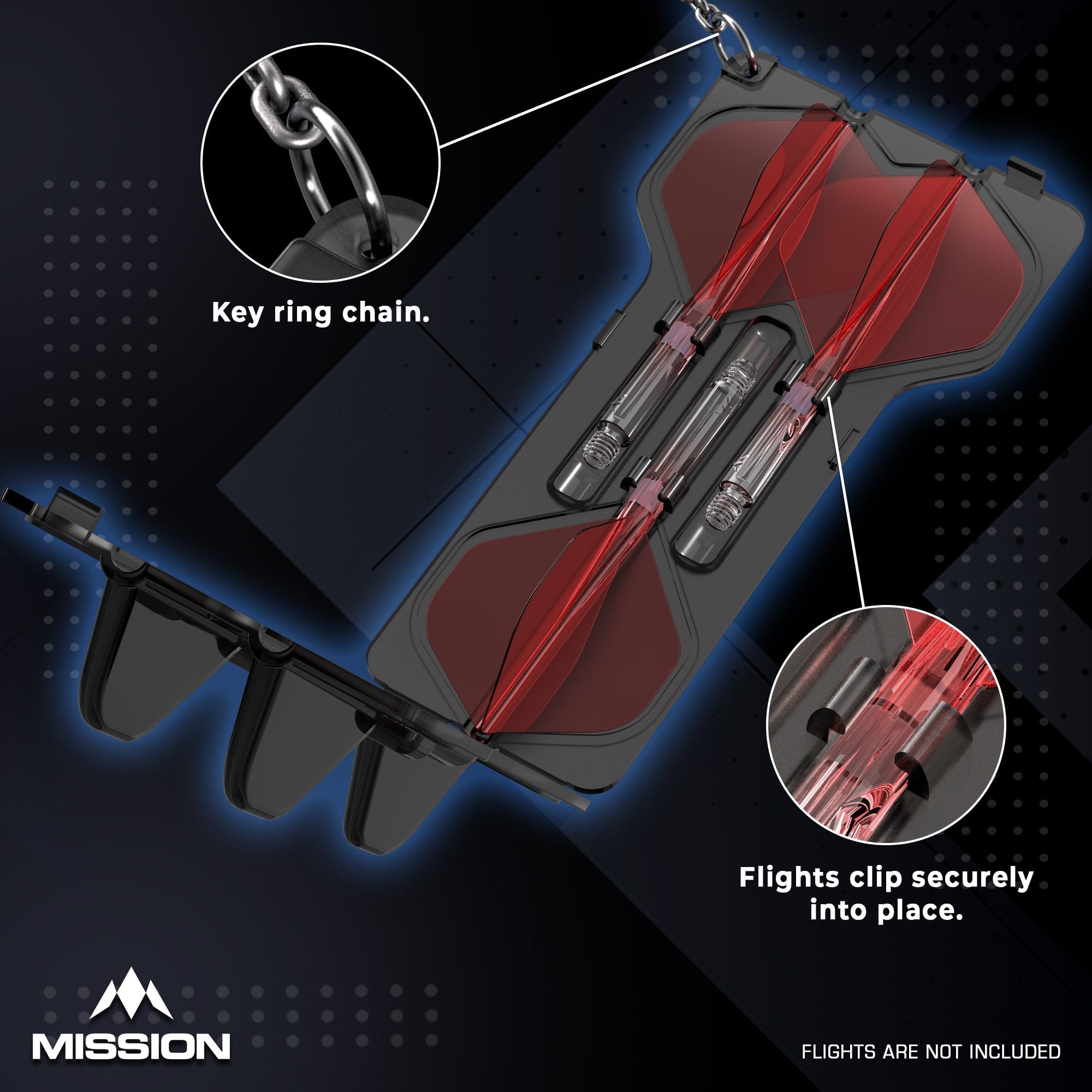 mission-darts-force-90-tui-rigide-moul-blanc-transparent image 7