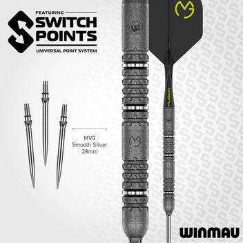 winmau-michael-van-gerwen-se-90-fl-chettes-pointe-acier-switch-point image 6
