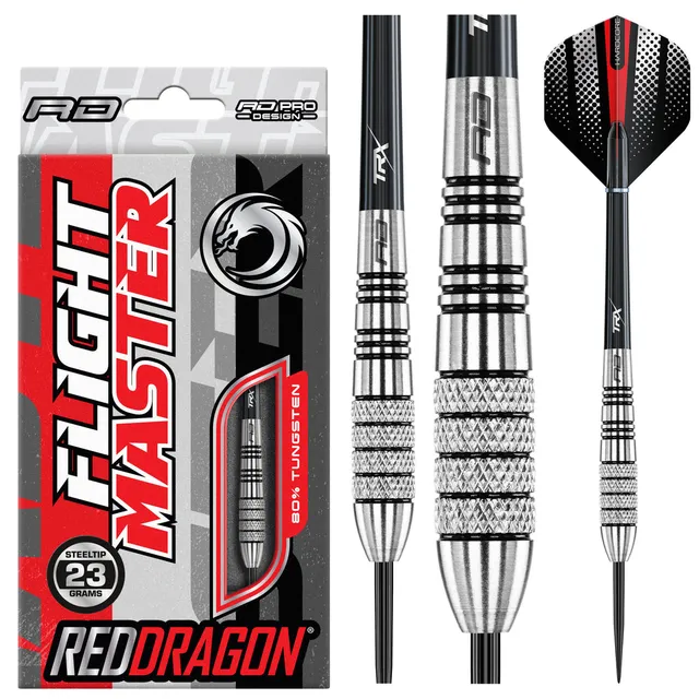 red-dragon-darts-flightmasters-sidewinder-fl-chettes-acier-23g-30g image 1