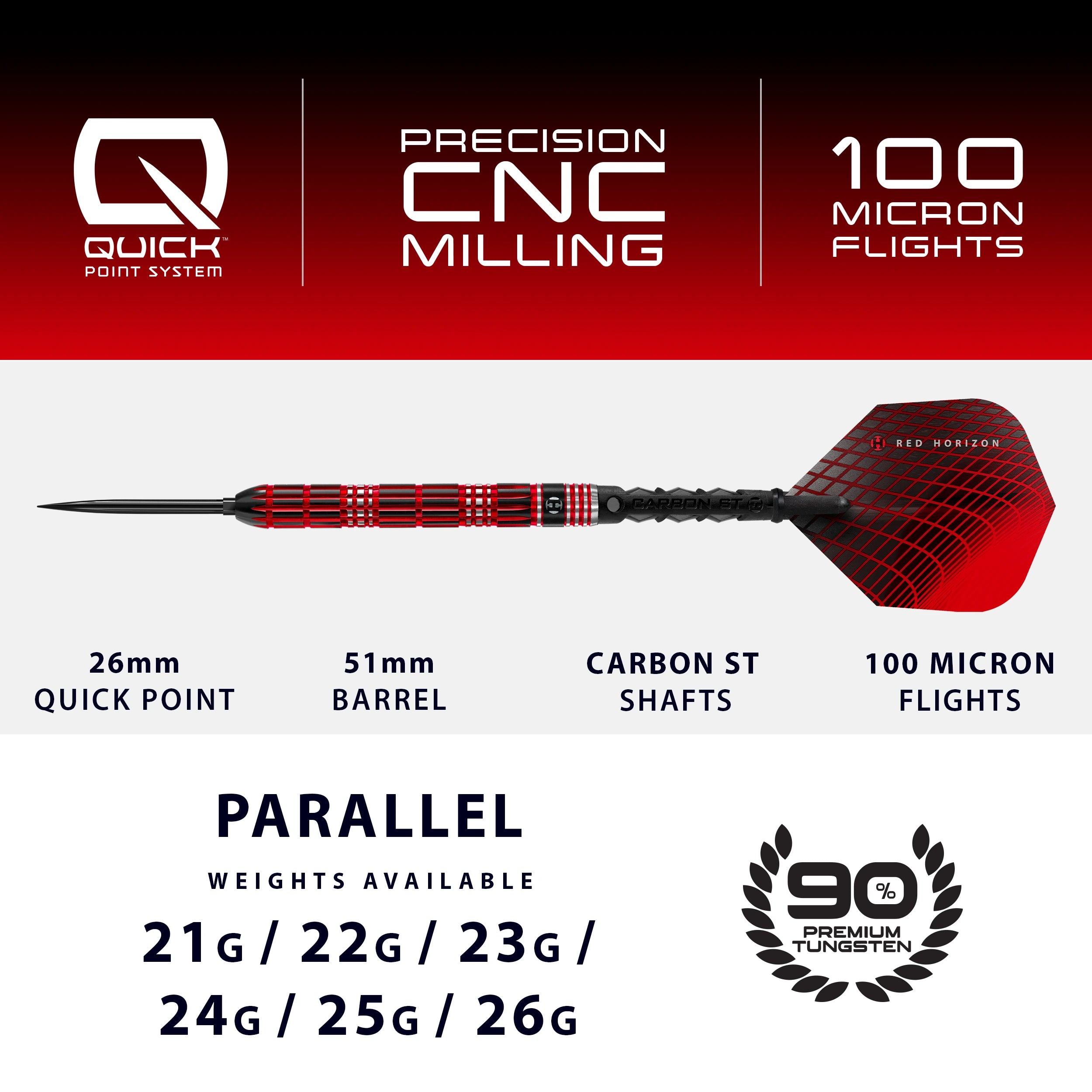 harrows-red-horizon-90-21g-fl-chettes-steel-tip-quick-point image 4