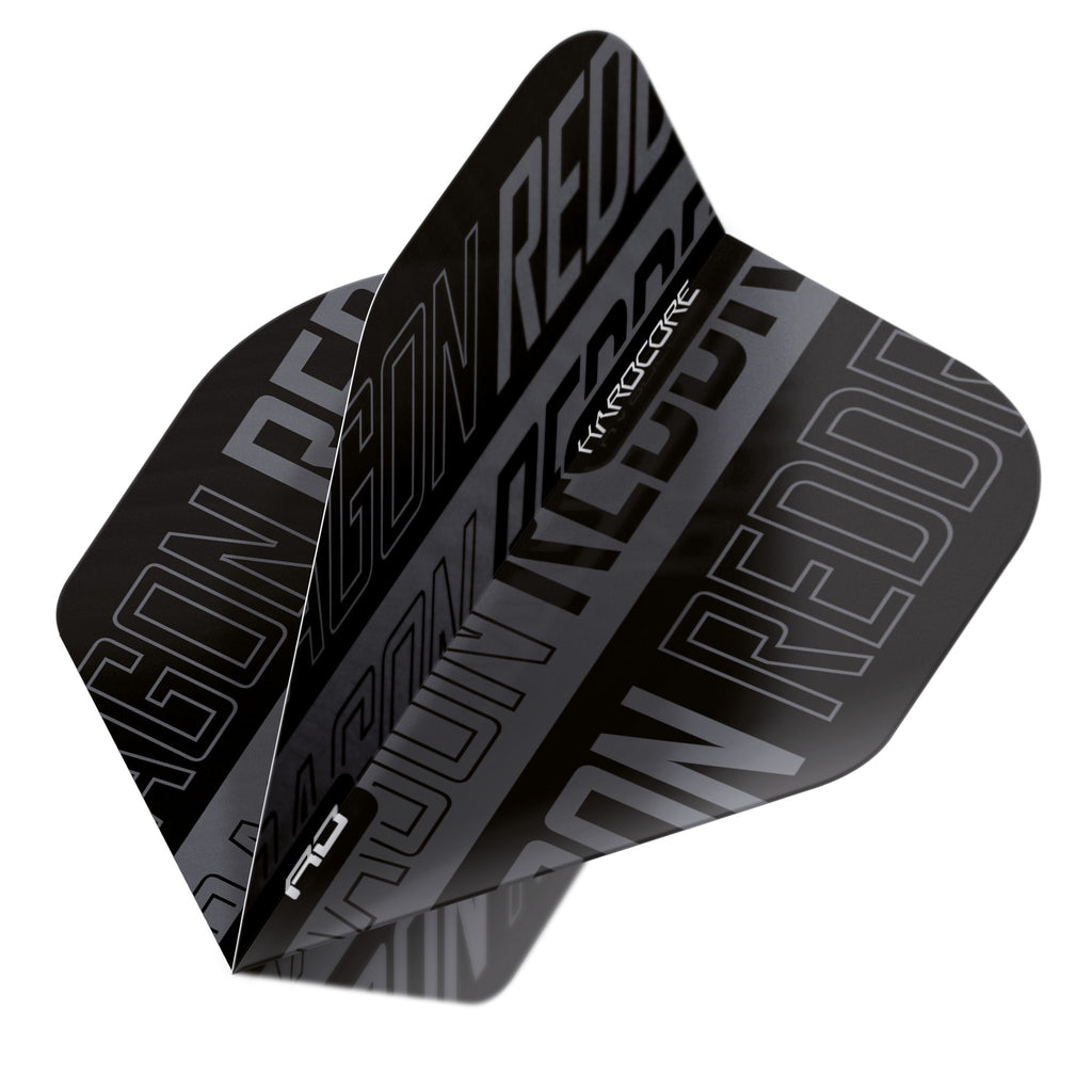red-dragon-darts-hardcore-xt-standard-ailes-de-fl-chettes-noir-gris-pack-de-4-je image 1