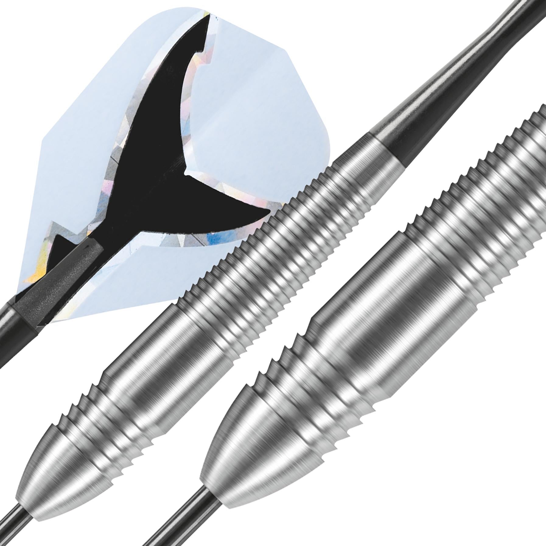 harrows-silver-shark-fl-chettes-pointe-acier image 3