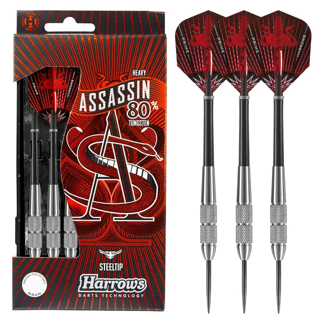 harrows-assassin-80-tungst-ne-28gk-steel-tip-jeu-de-3 image 1