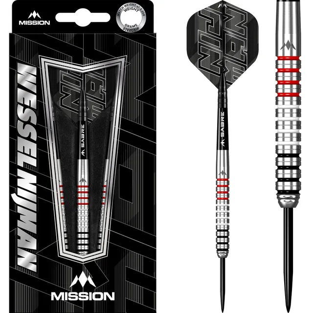 mission-darts-wessel-nijman-natural-fl-chettes-acier-95-tungst-ne image 1
