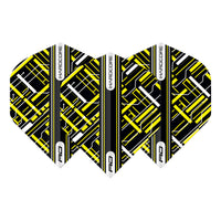 red-dragon-darts-hardcore-standard-black-yellow-ailettes-de-fl-chettes image 2