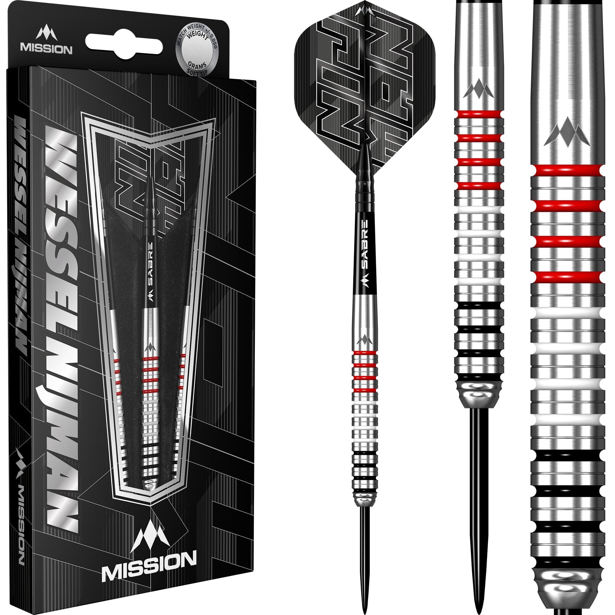 mission-darts-wessel-nijman-natural-fl-chettes-acier-95-tungst-ne image 3