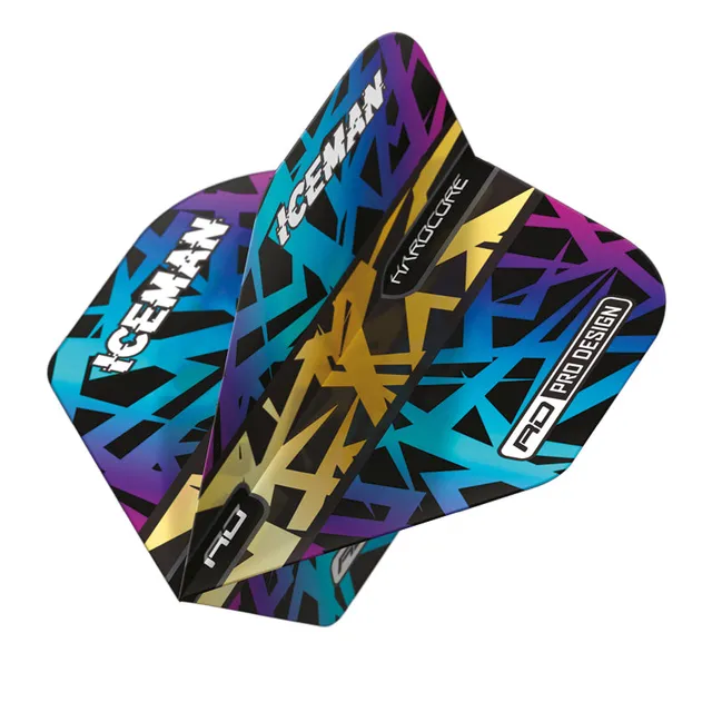 red-dragon-darts-gerwyn-price-rainbow-gold-hardcore-premium-standard-ailettes image 1