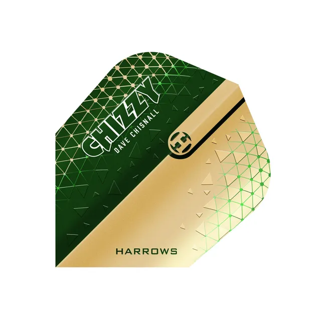 harrows-prime-dave-chisnall-chizzy-green-ailettes-flights-dition-no-l image 1