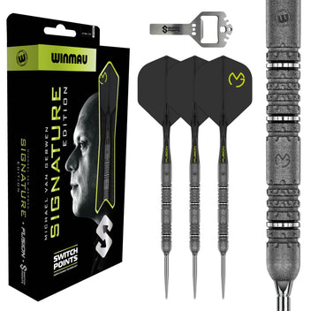 winmau-michael-van-gerwen-se-90-fl-chettes-pointe-acier-switch-point image 2