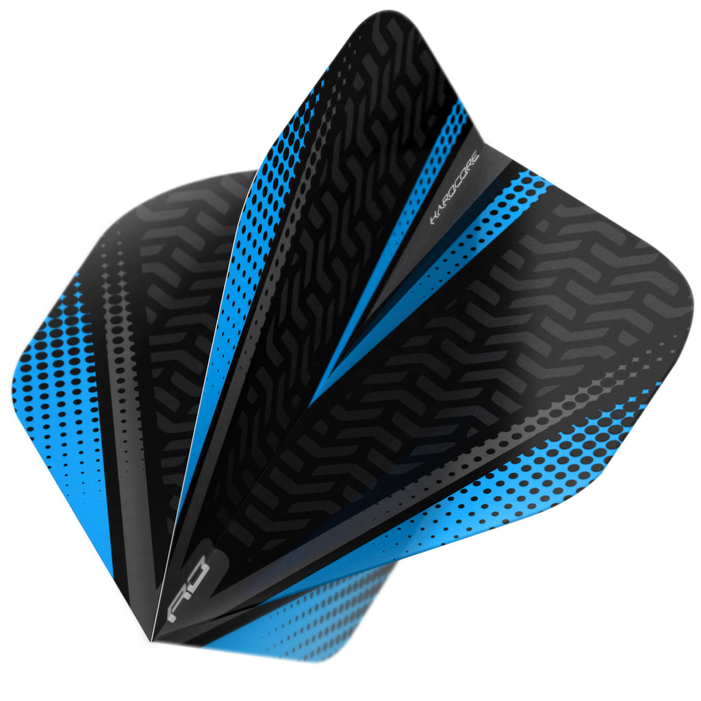 red-dragon-darts-hardcore-radical-dark-blue-v-standard-ailettes-de-fl-chettes image 1