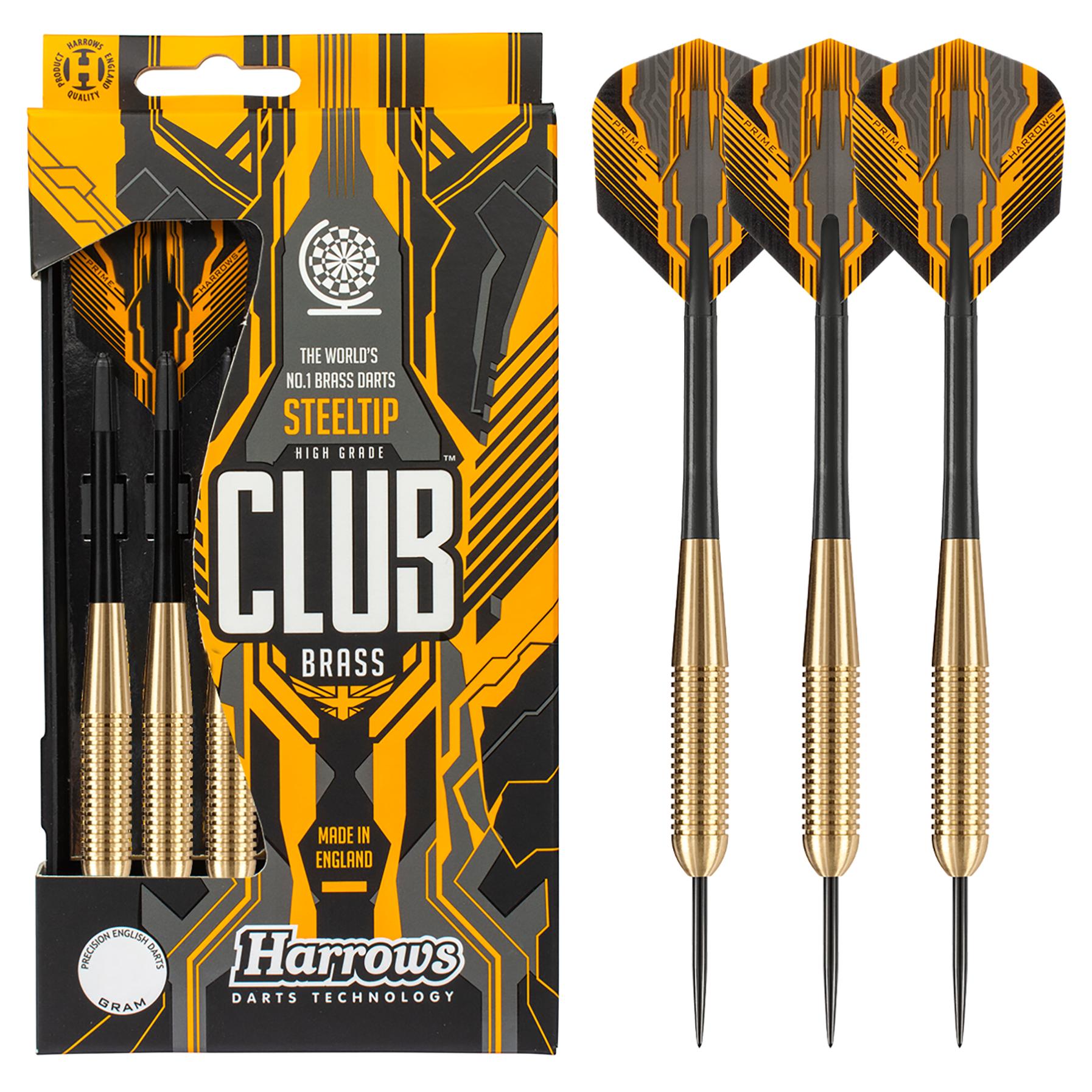 harrows-club-brass-steel-tip-fl-chettes-pointe-acier-19g image 1