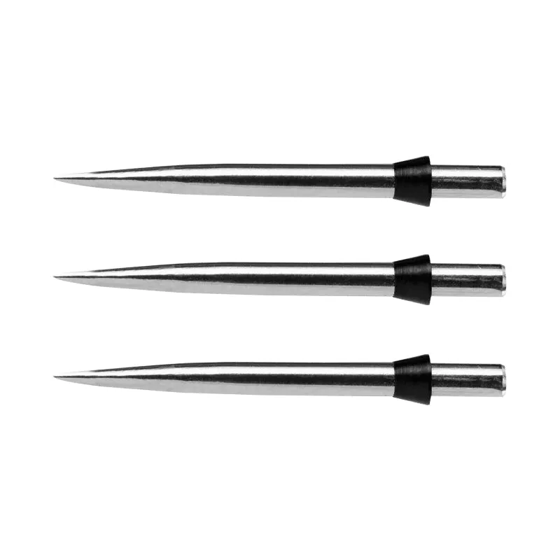 red-dragon-darts-specialist-pointes-silver-effect-32-mm-avec-trident-noir image 1