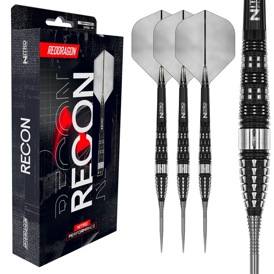 red-dragon-darts-recon-torpedo-fl-chettes-pointe-acier-90-tungst-ne image 1