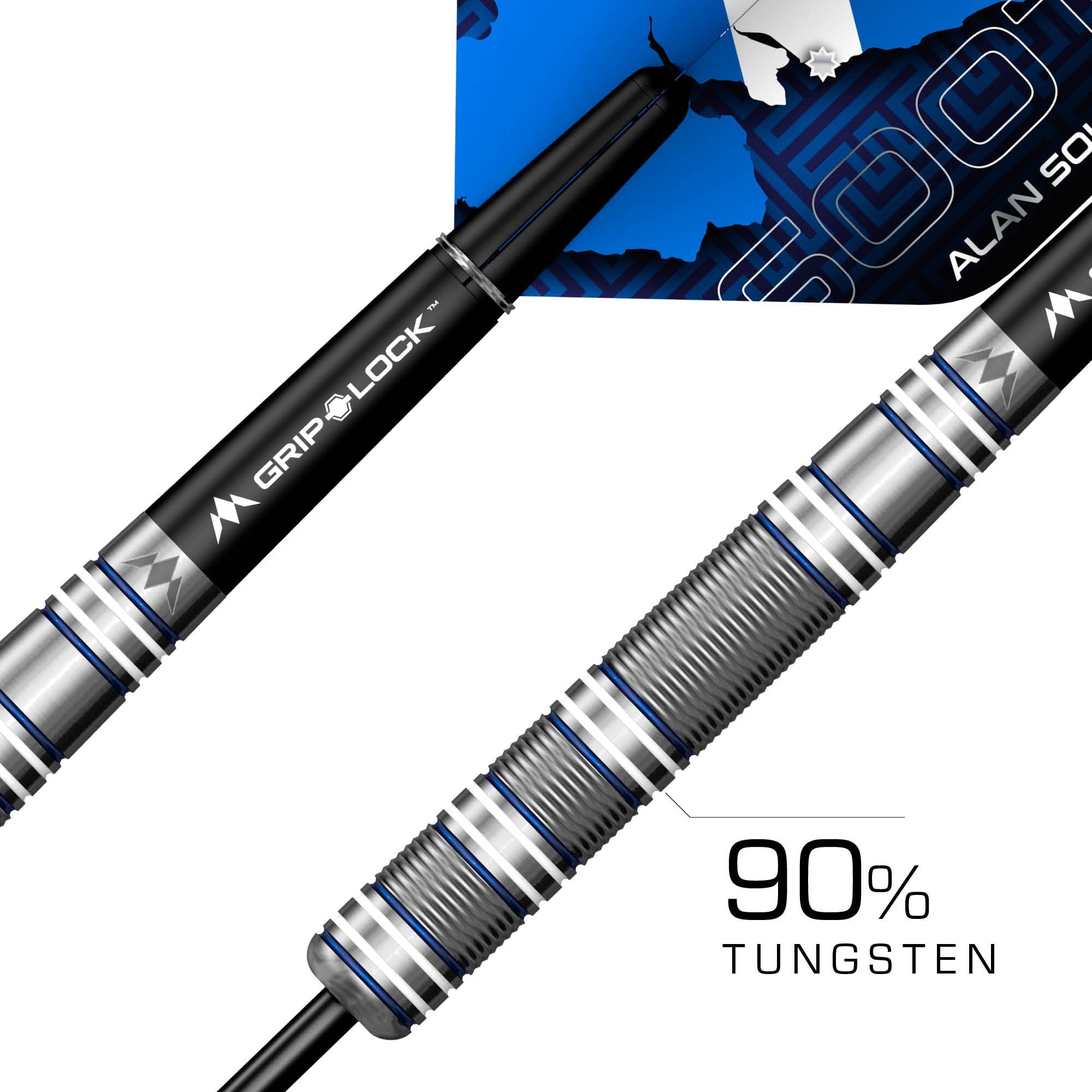 mission-darts-alan-soutar-soots-steel-tip-90-tungst-ne-bleu-blanc image 6